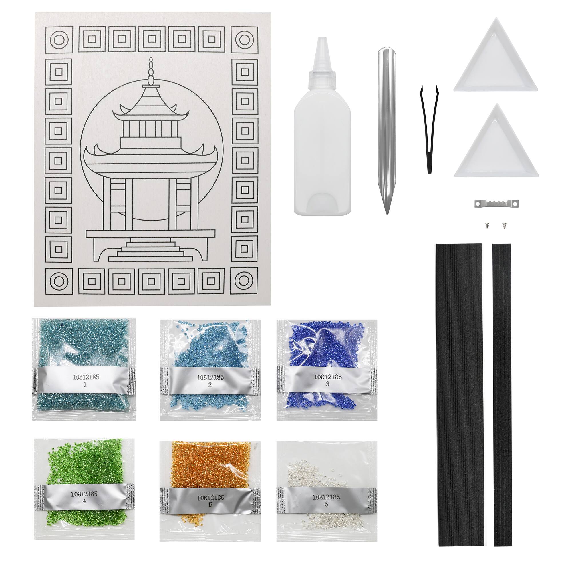 Jonathan Adler x Michaels 8" x 10" Pagoda Bead Art Kit